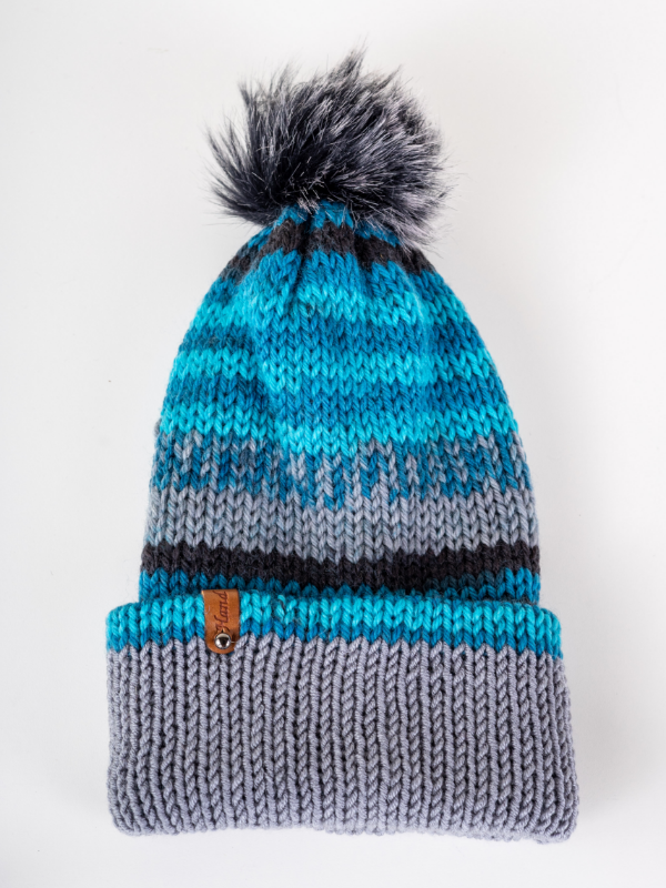 Kindermützen mehrfarbig Wolle