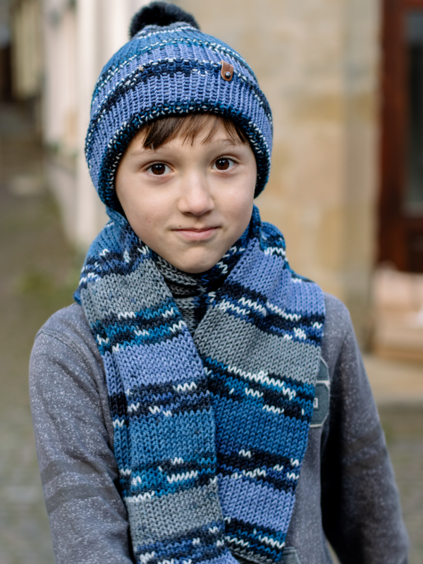 Kindermützen mehrfarbig Polyacryl