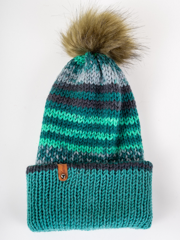 Kindermützen mehrfarbig Wolle