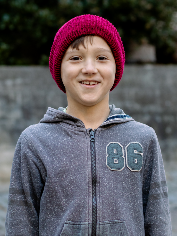 Kindermützen einfarbig Polyacryl