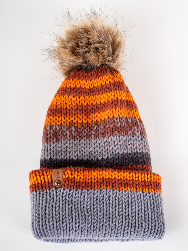 Kindermützen mehrfarbig Wolle